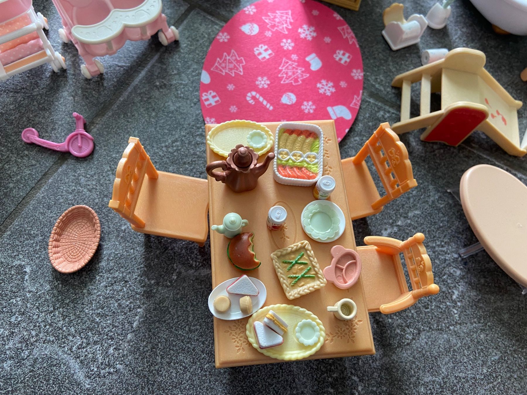 Sylvanian families Case e mobili per bambole: Sylvanian Haus mit Zubehör – Usato da Zürich venduto da Lilabalu65 5