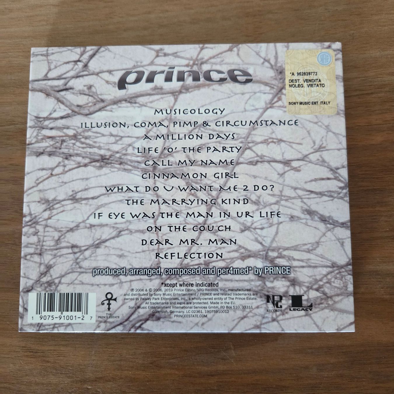 CD: Prince - Musicology - CD - 2019 Reissue – Nuovo (secondo la descrizione) da Olten venduto da clayrout 1