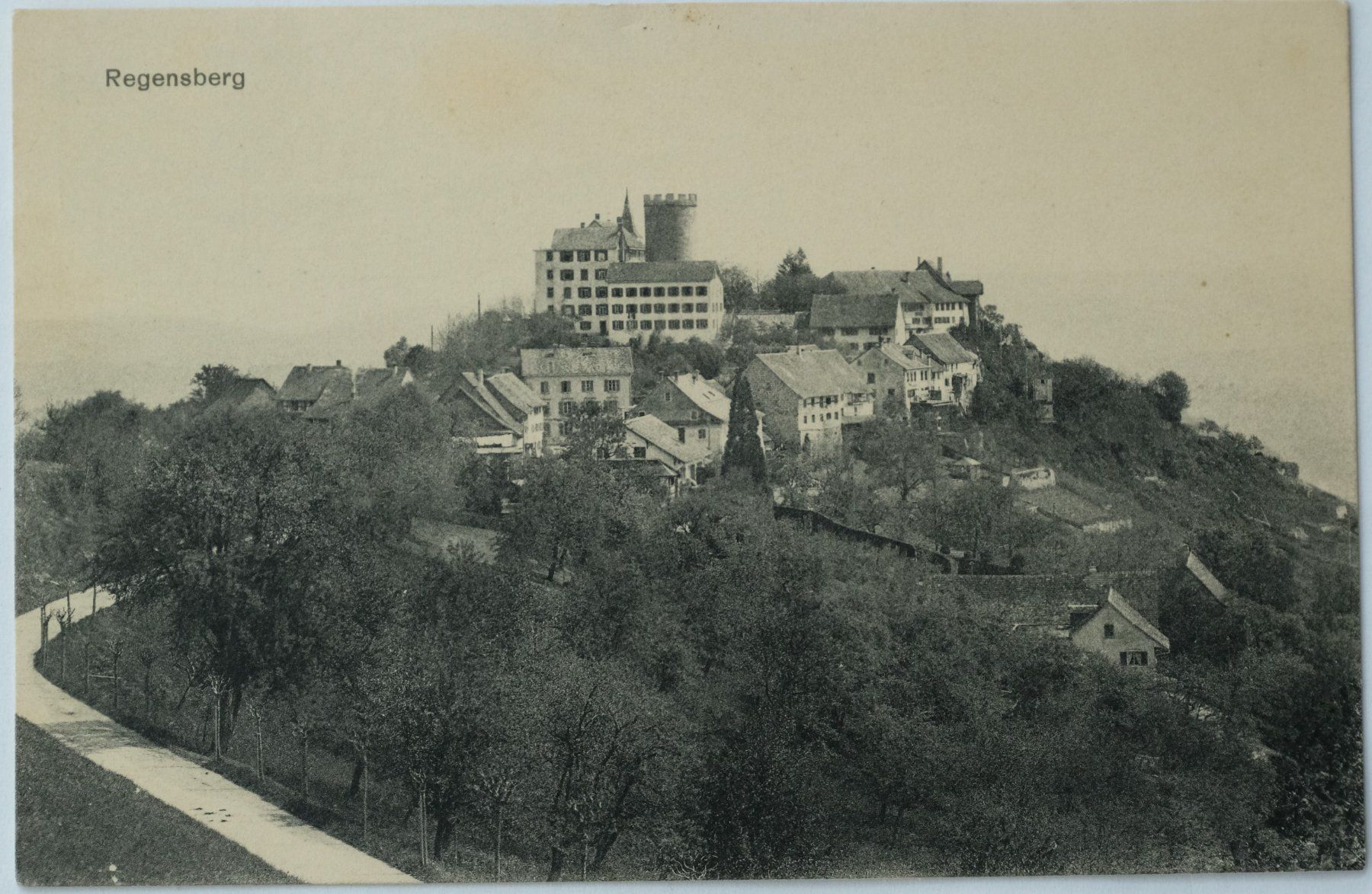 Ansichtskarten: Ansichtskarte Regensberg ZH ca. 1930 – Gebraucht aus Ehrendingen von nicoro50