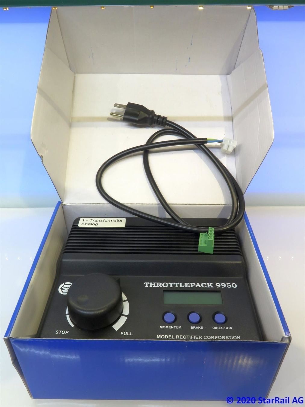 Modellini di ferrovie: MRC 1320 Throttlepack 9950 DC High Power Train Controller – Usato da Ennetbaden venduto da StarTrain