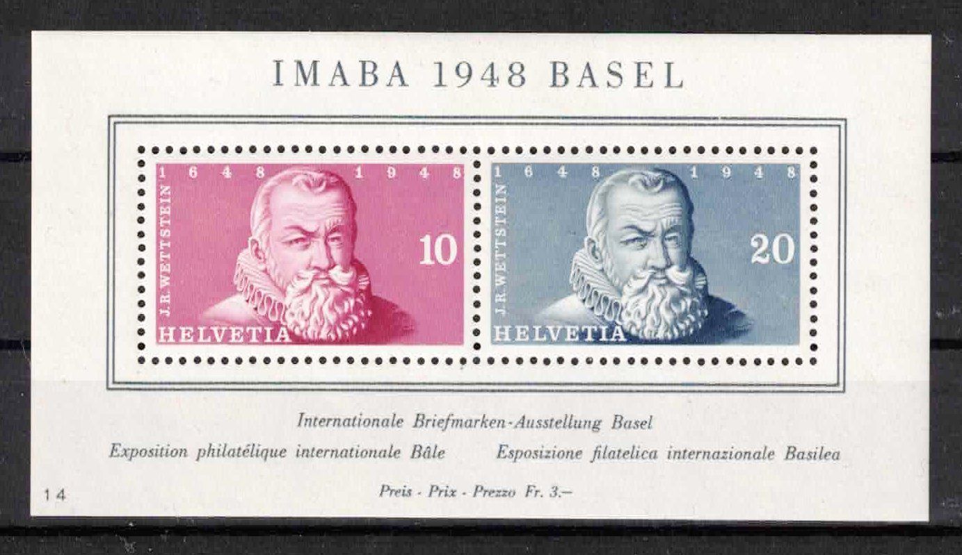 Tutti i francobolli: 1948 Imaba Block W3, postfrisch ** – Nuovo (secondo la descrizione) da Nuglar venduto da Stamp88