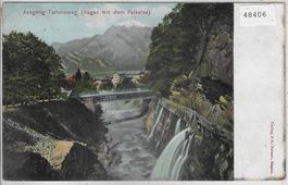 Ausgang Taminaweg - Ragaz mit dem Falkniss