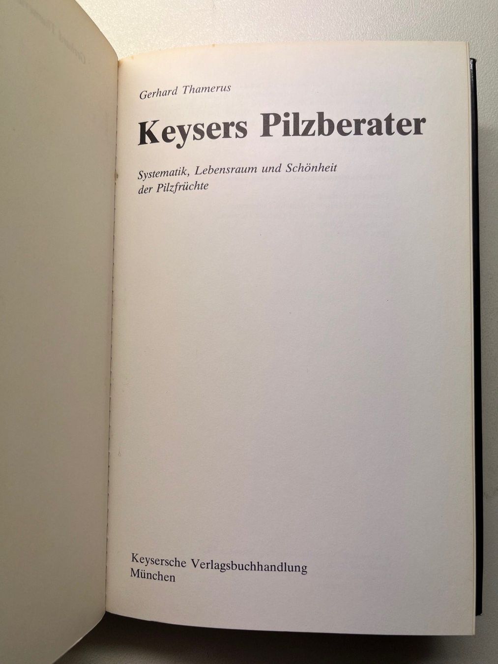 Libri: Gerhard Thamerus Keysers Pilzberater – Usato da Laufen venduto da Nuria44 2