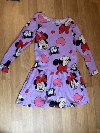 Langarmkleid Minnie Mouse Gr. 122/128