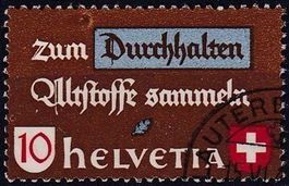 1942, Altstoff Nr. 254.1.09 gest. Abart: Farbfleck, Attest.