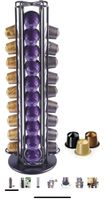 Coffee capsule holder rotating tower black 36cm new
