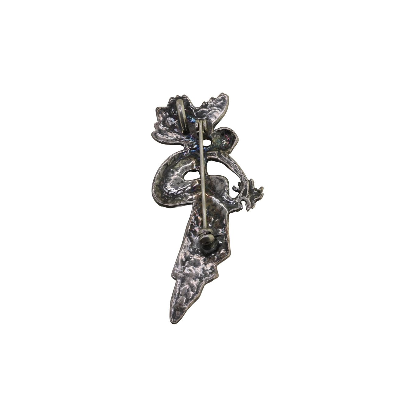 Spille & Fermagli: Farbenfrohe Emaille Feen-Brosche, – Usato da Zürich venduto da Vintage-Jewellery 2