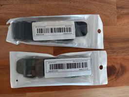 GarminUhrenarmbänder 26mm, Schwarz und Olivgrün.