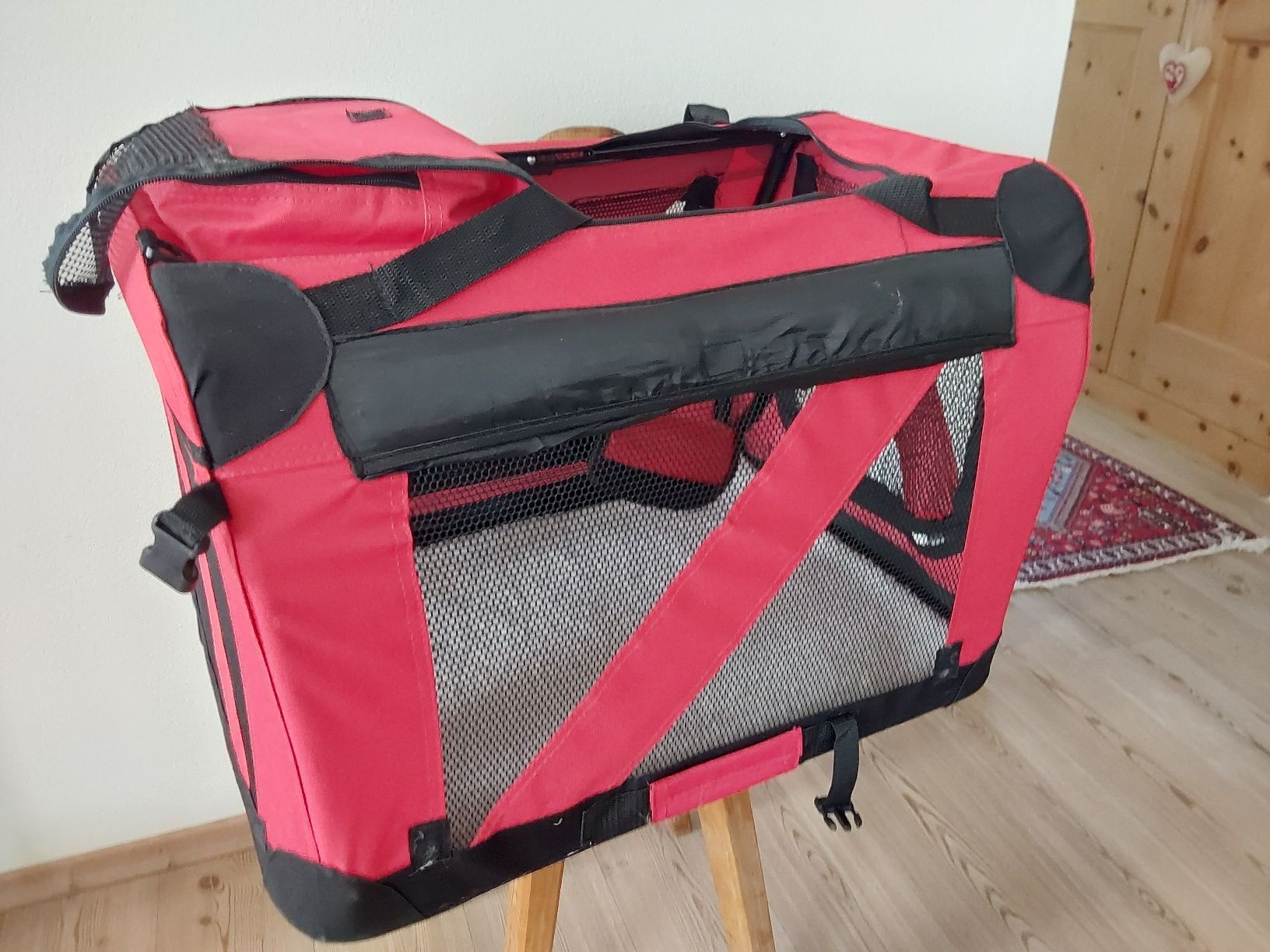 Gonser Gabbie, trasporto & Sicurezza: Hundebox faltbar, rot – Nuovo (secondo la descrizione) da Celerina venduto da Beretta01 2