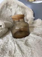 Schöne Glasdose Vase Gefäss NEU