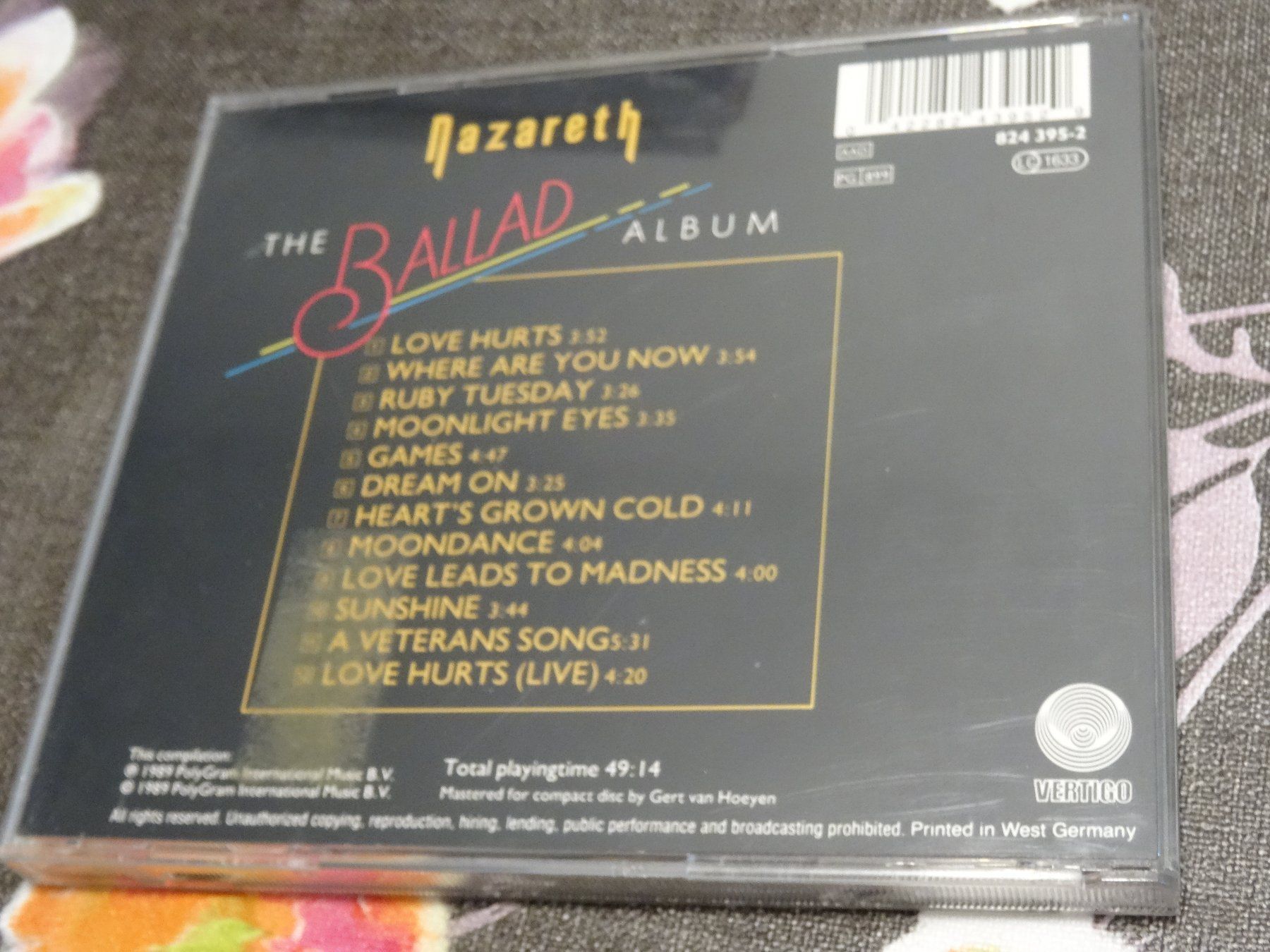 CD: Nazareth - The Ballad Album CD – Usato da Olten venduto da Disc-Ausverkauf 1