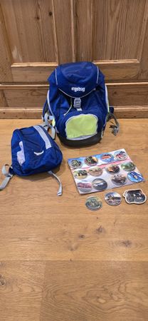 Ergobag Schulrucksack Set mit Zubehör, Top Zustand!