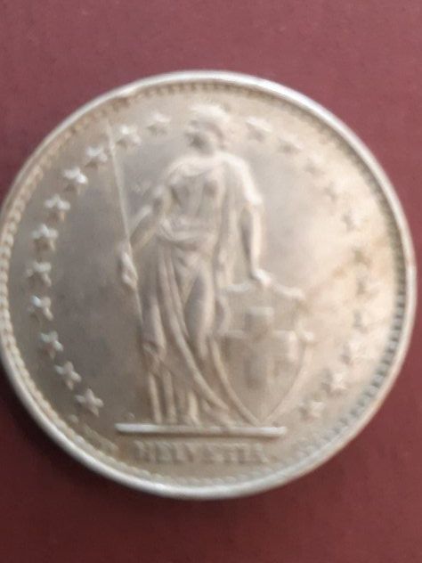 Metalli preziosi: Schweiz, 2 FR. 1965, Silber  Erh. s.scan – Usato da Caslano venduto da Enrico15 2