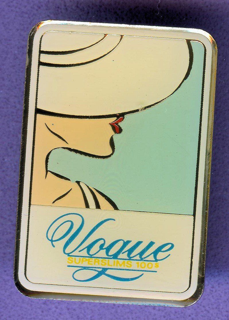 Plaketten & Abzeichen: Vogue  SUPERSLIM – Gebraucht aus Winterthur von Sammleroase