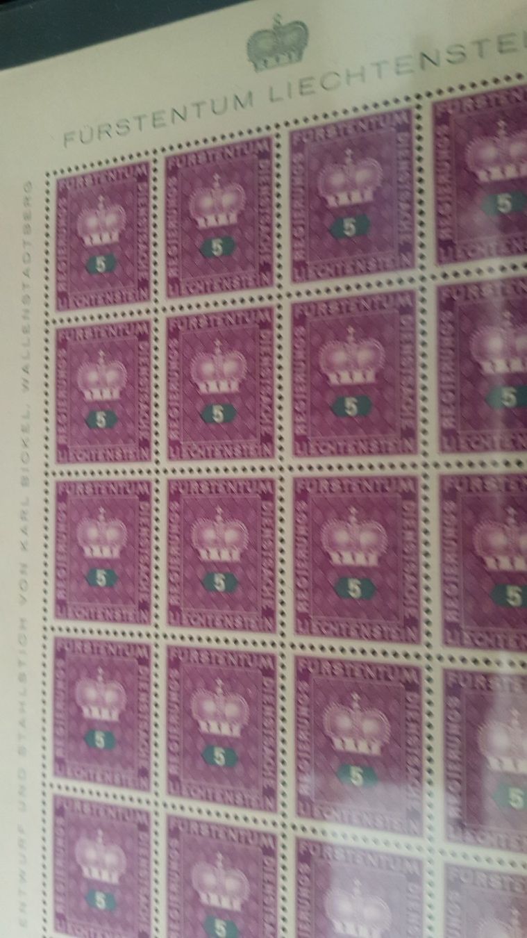 Tutti i francobolli: FL ganzer Bogen - Postfrisch - Stahlstich - 1950  /  367 – Nuovo (secondo la descrizione) da Rümlang venduto da coh_87ww 4