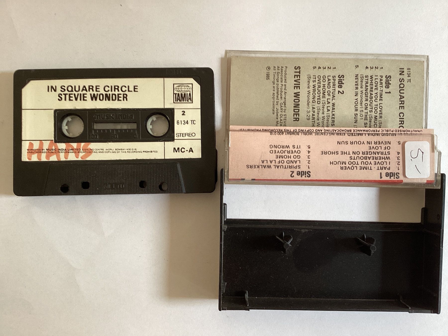 Musicassette: Steve Wonder MC - In Square Circle – Usato da Gutenswil venduto da Hamzian 1