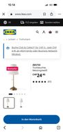 Tischlampe IKEA ÅRSTID Messing/weiss - wie neu
