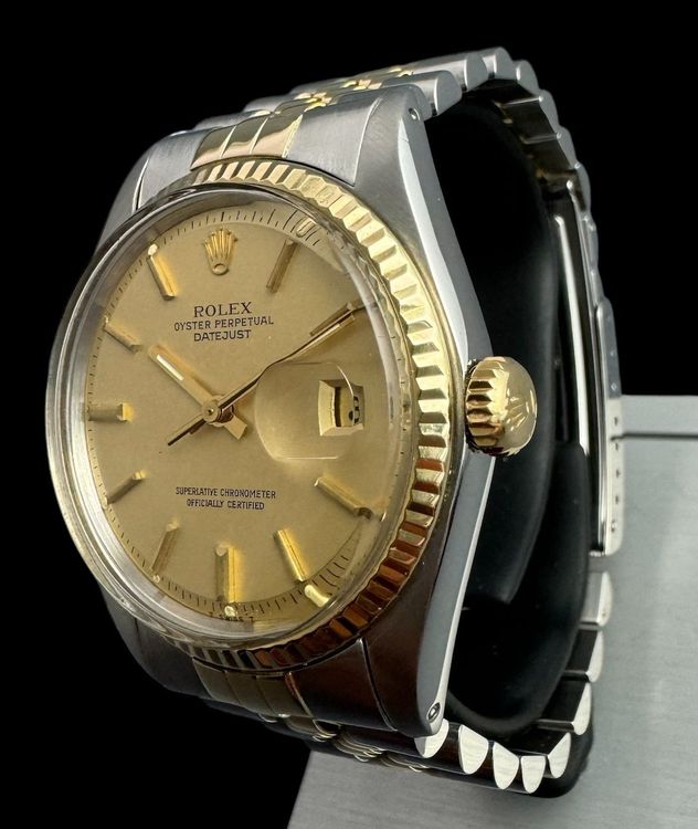 Rolex Orologi: Rolex Date Just Vintage Bicolor 36mm Jahr 1977 *U764 – Usato da Zürich venduto da GalerieInauen 2