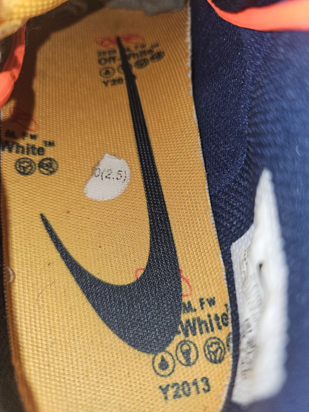 Off-White Scarpe da uomo: Nike Dunk Low Off-White University Gold – Usato da Neuhausen am Rheinfall venduto da ViktorSdAR 6