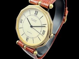 Van Cleef Arpels Vintage Uhr 18k Gelbgold 34mm Q *U1339