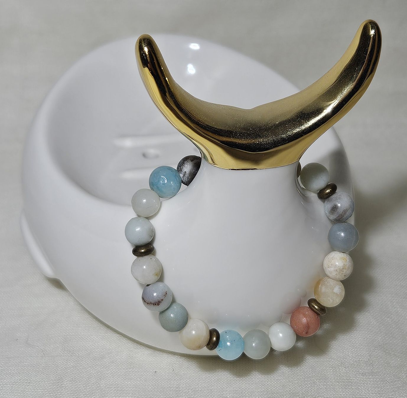 Bracciali & Braccialetti: Amazonit-Mix Armk. - Spendenaktion – Nuovo (secondo la descrizione) da Unterkulm venduto da Nachtigall 5