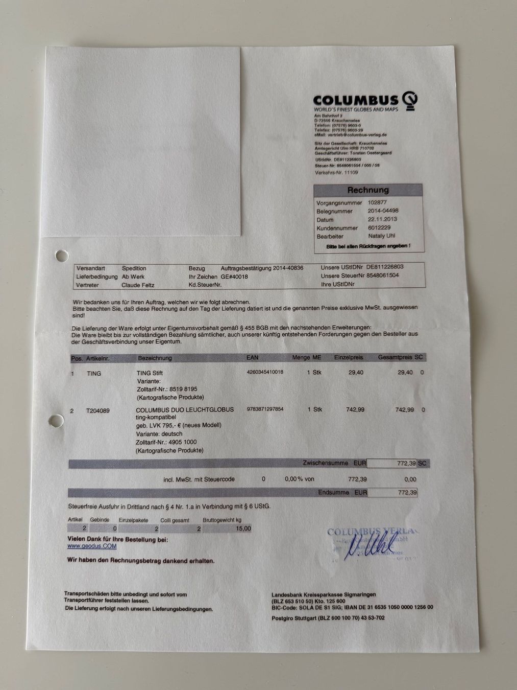 Altro in Decorazioni & Accessori: COLUMBUS DUO LEUCHTGLOBUS – Usato da Männedorf venduto da Suvretaner 6