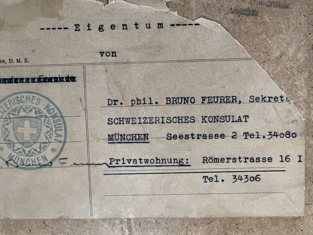 Tableaux: Landschaft mit Bauer Gemälde sign Marti Mooser – D'occasion à Hombrechtikon par vespa1954 9