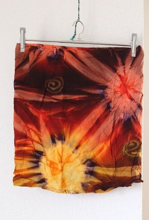Neu , Batik Wickelrock / Wickeljupe , one Sitz