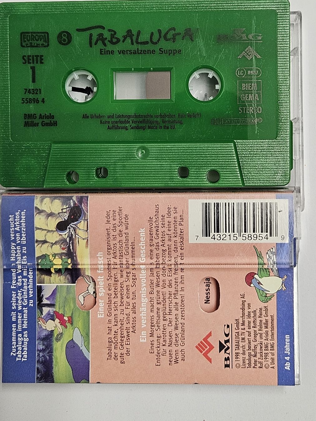 Musicassette: Tabaluga 7 / Einer spielt falsch / Kassette #WT18 – Usato da Oberdorf BL venduto da BaldenEagle 1