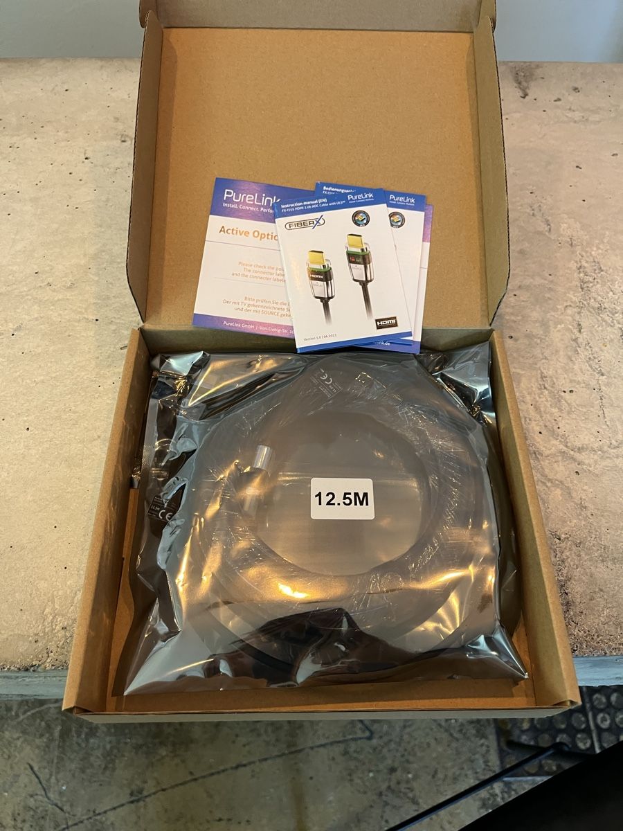 Cavi: HDMI 4K fiber optical Cable 12.5m – Nuovo e nell'imballaggio originale da Tagelswangen venduto da Premius 1