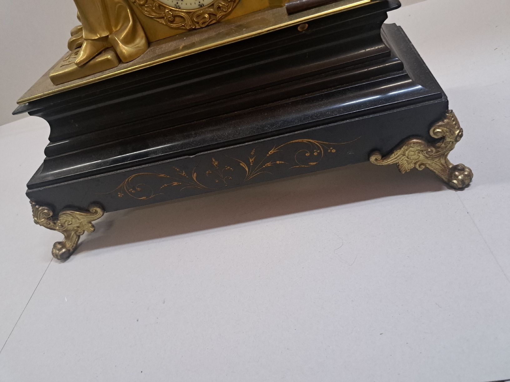 Orologi da terra & Orologi da parete: Antike Kaminuhr "Walter Scott" Messing . – Usato da Grossdietwil venduto da hufi10 3