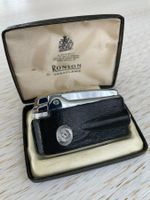 Ronson Varaflame Feuerzeug Vintage Leder