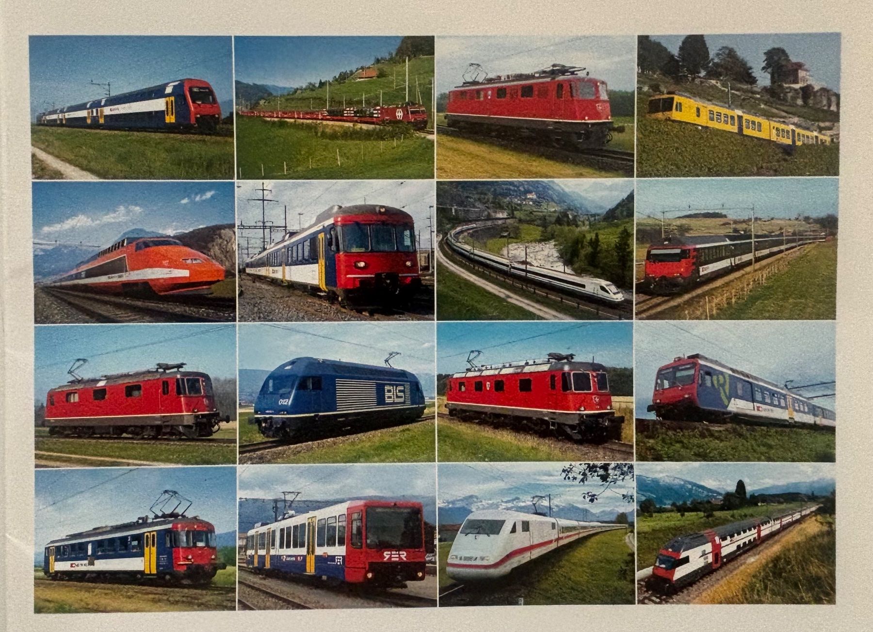 Poster & Bilder: 16 Miniposters SBB CFF FFS – Gebraucht aus Neuchâtel von gefdeneuch 1