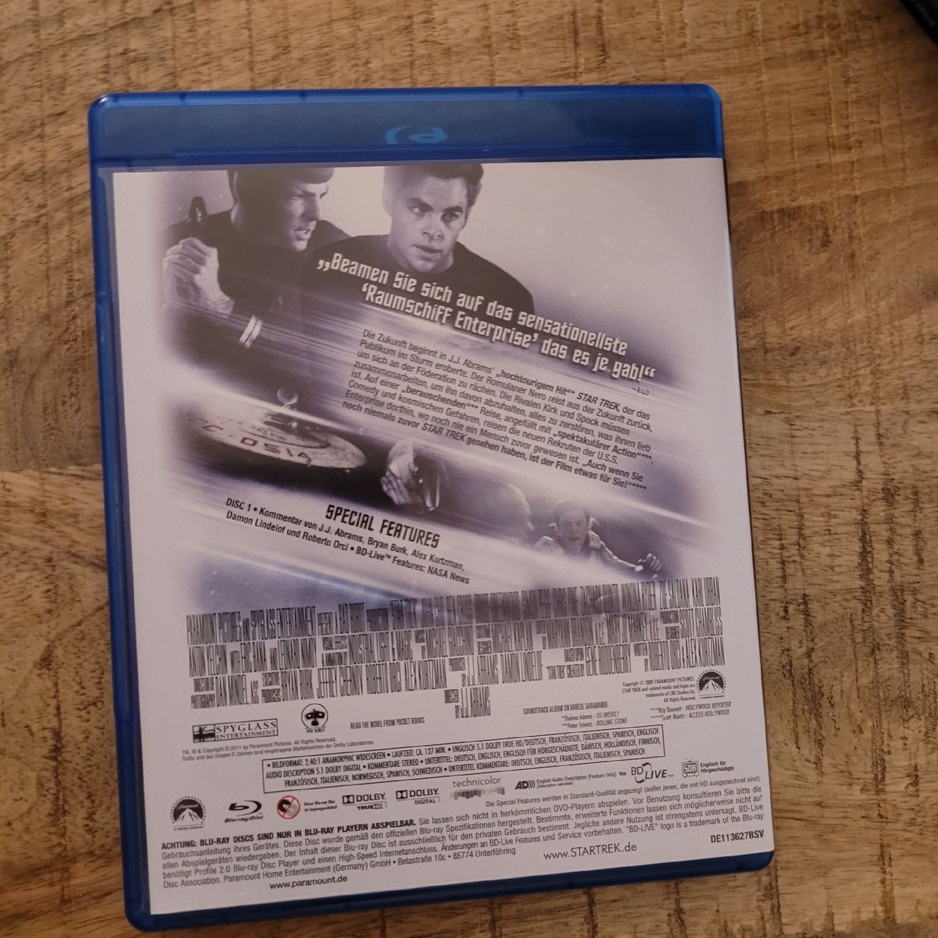 Alle DVDs: Star Trek bluray chris pine – Gebraucht aus Volketswil von uffdu 1
