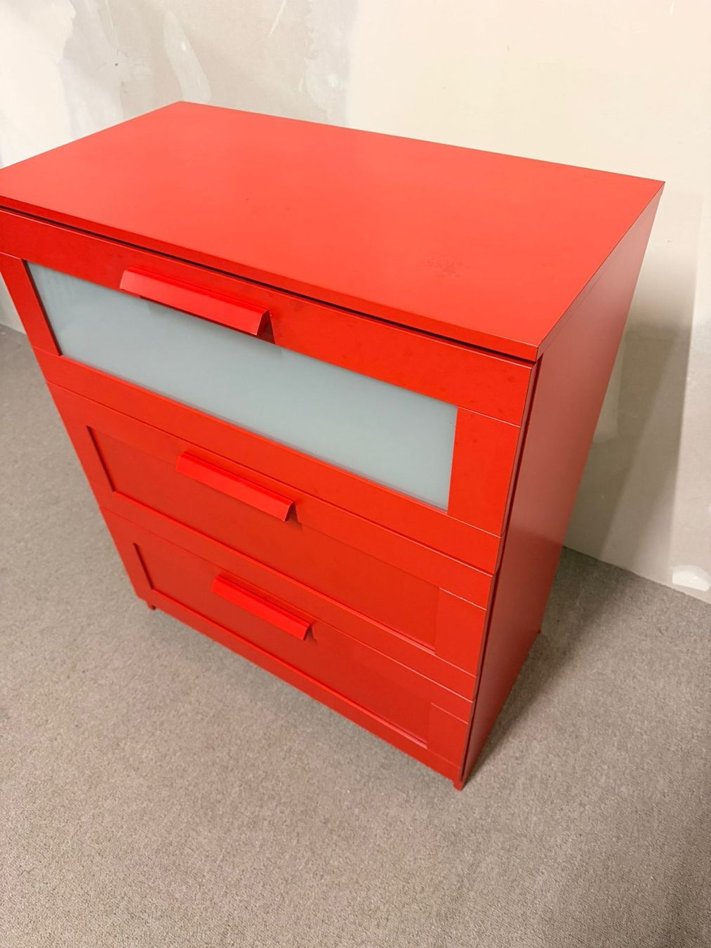 Cassettiere: Ikea Brimnes Kommode in Rot von Ikea mit 3 Schubladen – Usato da Rickenbach ZH venduto da Der-Insider 7