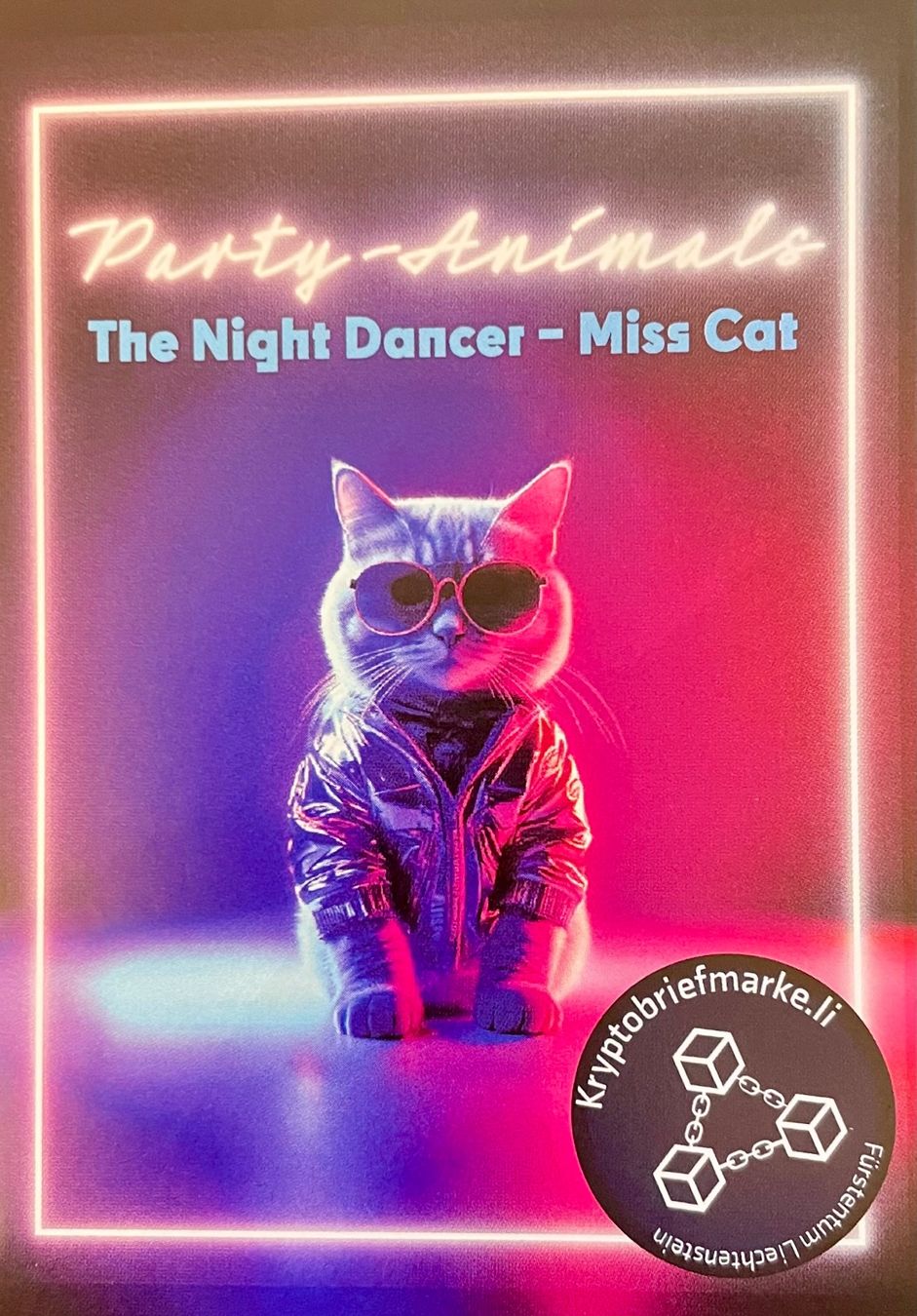 Tutti i francobolli: Kryptobriefmarke - "Miss Cat", dreier Set – Nuovo e nell'imballaggio originale da Bern venduto da schm1969