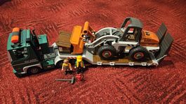 Playmobil Tieflader mit Radlader 5026
