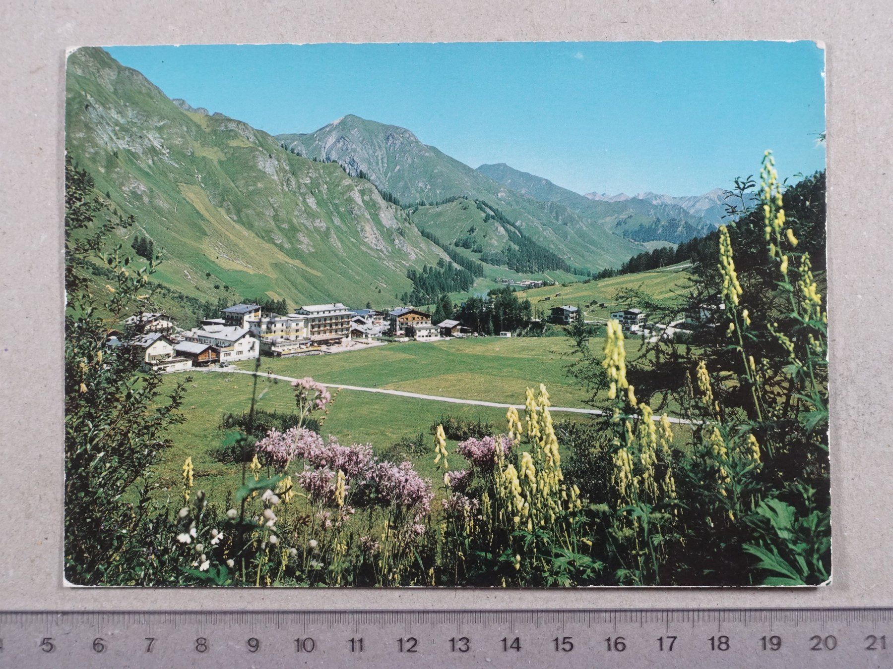 Cartoline postali: Samnaun, 1979 – Usato da Lenzburg venduto da fh1