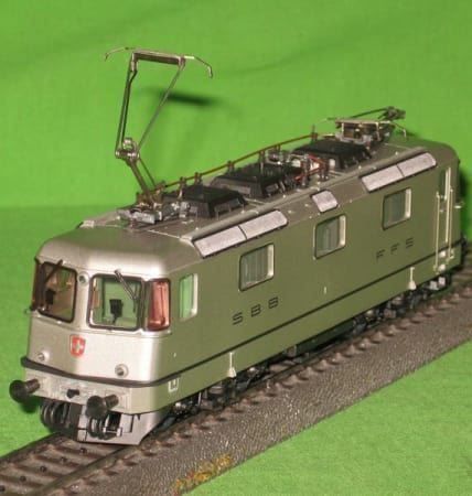 Modellini di ferrovie: SBB Re 4/4 II Techno-Lackierung 092***** – Usato da Winterthur venduto da Ricardo211