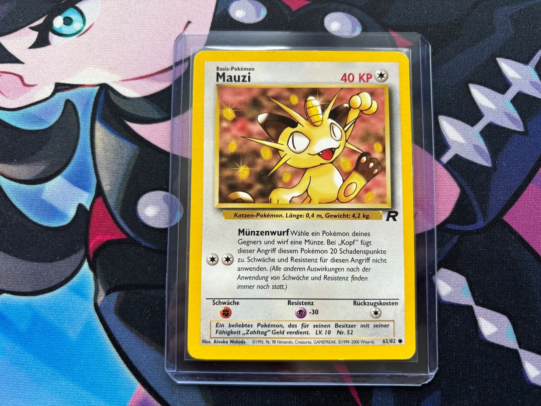 Pokémon Carte collezionabili: 2000 POKEMON Mauzi / Meowth Team Rocket 062 – Usato da Wilen (Sarnen) venduto da Seeungeheuer
