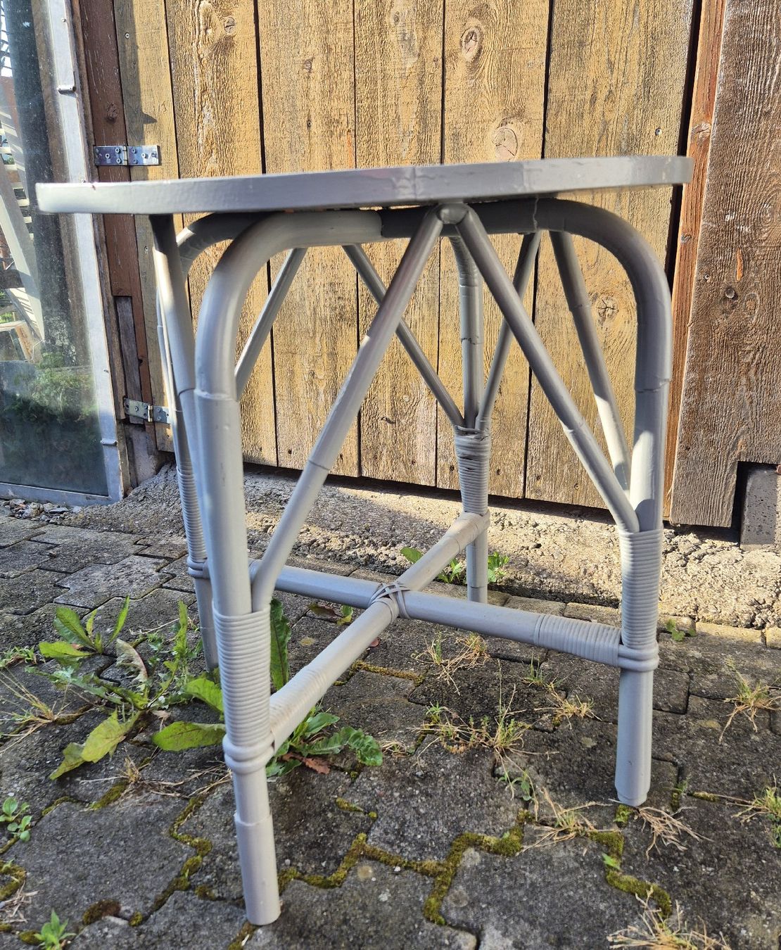 Tables: Holz, Bambus Tisch – D'occasion à Vilters par Fleiflomi 1