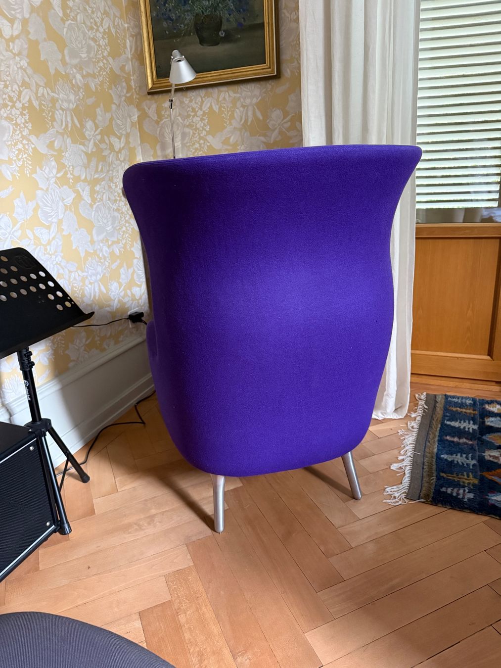 Fritz Hansen Poltrone: Fritz Hansen Ro Sessel mit Hocker – Usato da Basel venduto da astwo 2