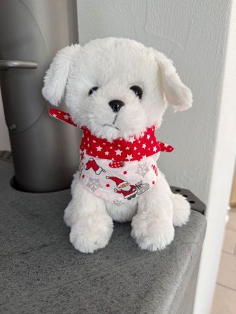 Halstuch Bandana für einen kleinen Hund - Santa Claus
