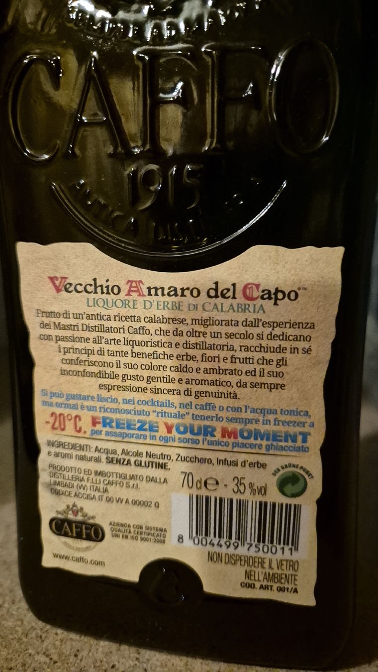 Bevande alcoliche: Amaro del Capo  – Nuovo (secondo la descrizione) da Emmenbrücke venduto da Mauri10 1