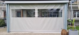 Balkon Windschutz Rollo, neuwertig