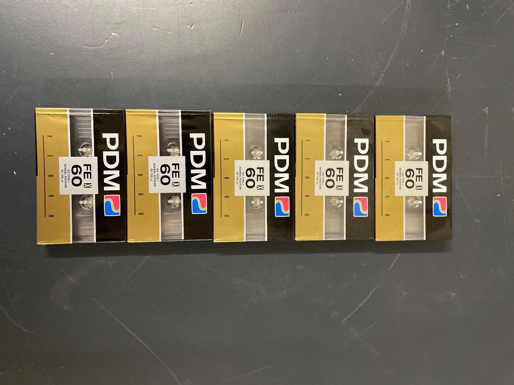 Kompaktkassetten: PDM FE X 46 Ferro Type 1 / 5 Stk. – Neu und originalverpackt aus Dagmersellen von INEICHEN-MULTIMEDIA