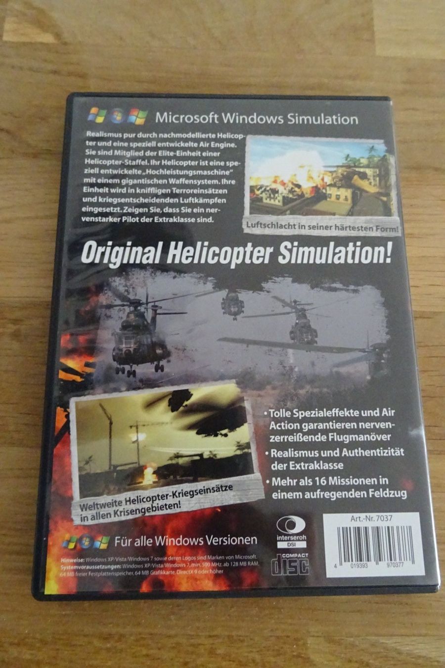 CD & DVD vergini: Helicopter Simulator, Windows XP/Vista/7 – Usato da Urtenen-Schönbühl venduto da Lari1 2