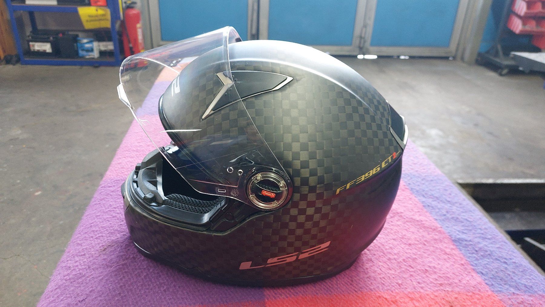 Caschi & visiere: LS2 Motorradhelm FF396 CT2, gebraucht,XXL – Usato da Orpund venduto da Regenbogen19 1