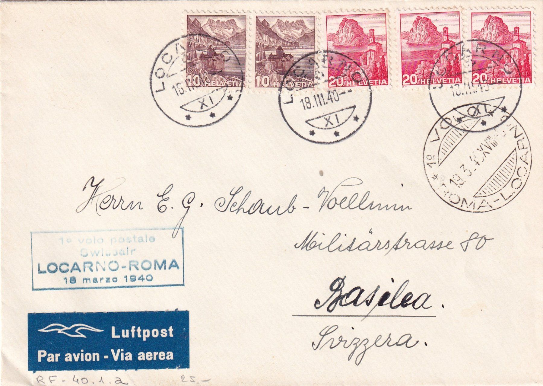 Tutti i francobolli: Luftpost – Usato da Birsfelden venduto da chr_yq2g