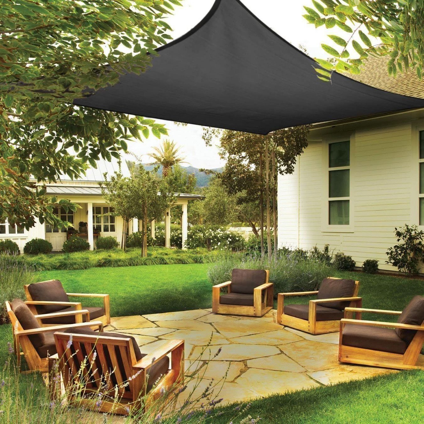 Parasols: Sonnensegel Quadrat Sonnendach 3x3m Wasserabweisend Grau – Neuf avec emballage d'origine à Dörflingen par Nixhub 1